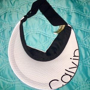NEW Calvin Klein Velvet Visor